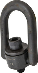 American Drill Bushing - 10,000 Lbs. Load Capacity, 5.1 Inch Wide x 7.37 Inch High x 3.2 Inch Opening, Extra Duty Center Pull Hoist Ring - Exact Tooling