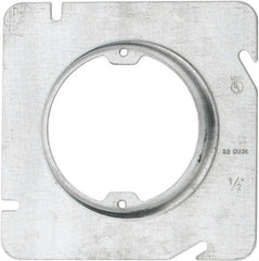 Cooper Crouse-Hinds - Electrical Outlet Box Steel Square Cover - Exact Tooling