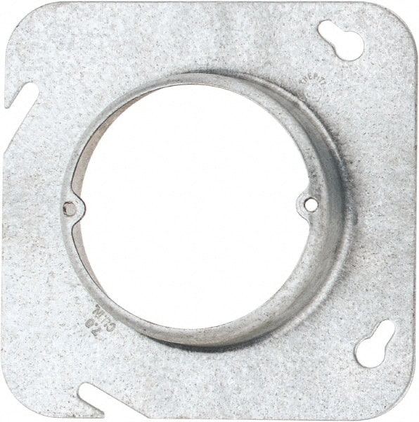 Cooper Crouse-Hinds - Electrical Outlet Box Steel Square Cover - Exact Tooling