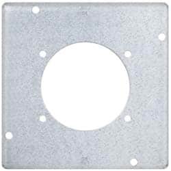 Cooper Crouse-Hinds - Electrical Outlet Box Steel Square Surface Cover - Exact Tooling