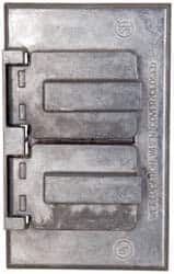 Cooper Crouse-Hinds - Electrical Outlet Box Aluminum Weatherproof Cover - Includes Gasket - Exact Tooling