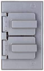 Cooper Crouse-Hinds - Electrical Outlet Box Aluminum Weatherproof Cover - Includes Gasket - Exact Tooling