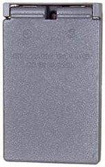 Cooper Crouse-Hinds - Electrical Outlet Box Aluminum Weatherproof Cover - Includes Gasket - Exact Tooling