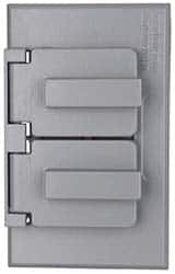 Cooper Crouse-Hinds - Electrical Outlet Box Aluminum Weatherproof Cover - Includes Gasket - Exact Tooling