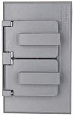 Cooper Crouse-Hinds - Electrical Outlet Box Aluminum Weatherproof Cover - Includes Gasket - Exact Tooling
