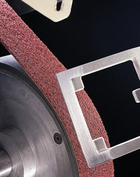 3M - 2" Wide x 34" OAL, Aluminum Oxide Abrasive Belt - Aluminum Oxide, Coarse, Nonwoven, Series SC-BL - Exact Tooling