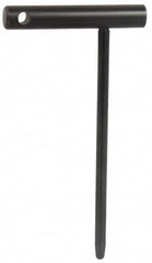 Gibraltar - 0.191" Pin Diam x 6" Pin Length, Steel L Alignment Pin - 5/16" Handle Diam x 2-1/2" Handle Length - Exact Tooling