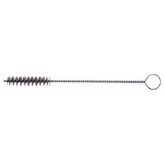 Red Head - 4" Long x 1/2" Diam Nylon Spiral Brush - Exact Tooling