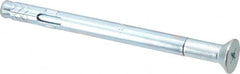 Red Head - 3/8" Diam, 3/8" Drill, 5" OAL, Sleeve Concrete Anchor - Steel, Zinc-Plated Finish, Flat Head, Phillips Drive - Exact Tooling