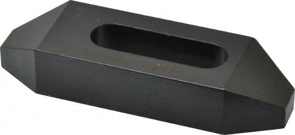 TE-CO - 1/2" Stud, Steel, Plain Strap Clamp - Exact Tooling