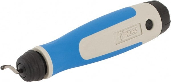 Noga - 21 Piece High Speed Steel Blade Hand Deburring Tool Set - B10 Blades, For Holes, Straight Edge, Curved Edge - Exact Tooling