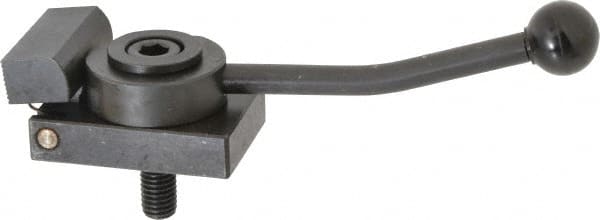 Gibraltar - 1/2-13 Stud, Standard Base, Steel Cam Action Clamp - 2-3/4" Base Len x 1-1/2" Base Height, 7-1/2" Len with Handle x 2-1/2" Height with Handle x 1-7/8" Overall Width, 5/32" Projection from Base - Exact Tooling