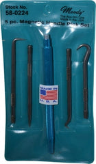 Moody Tools - 5 Piece Hook & Probe Set - Steel - Exact Tooling