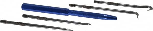Moody Tools - 5 Piece Hook & Probe Set - Steel - Exact Tooling