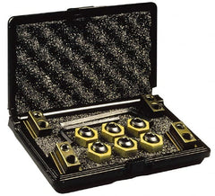 Mitee-Bite - 12 Piece Fixture Clamp T-Slot Kit with 3/4" Step Block, 1/2" T-Slot, 3/8-16 Stud Thread - 1/4" Nut Width - Exact Tooling