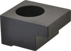 Mitee-Bite - 1 Piece Vise Mounting Clamp - Heat Treated Mild Steel, 1-1/2" Long, 1-1/4" Wide, 1-1/4" High - Exact Tooling