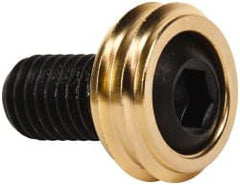 Mitee-Bite - 1/2-13 Screw, 3/8" Clamp Height, 1" Clamp Width, Knife Edge Clamps - 0.9" Extension Length, 4,000 Lb Holding Force, Steel, 8 Clamps - Exact Tooling