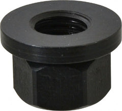 TE-CO - M16x2.00, 33mm Flange Diam, 21mm High, 24mm Across Flats, Flange Nut - Grade 12L14 Steel, Black Oxide Finish, 5" Flange Height, TCMAI - Exact Tooling