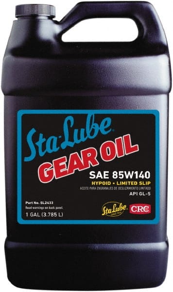 CRC - 1 Gal Bottle, Mineral Gear Oil - 27 St Viscosity at 100°C, ISO 460 - Exact Tooling