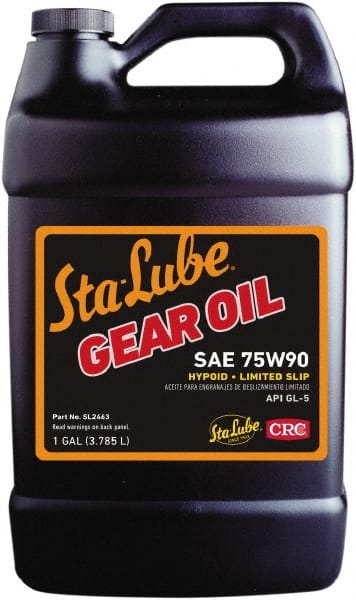 CRC - 1 Gal Bottle, Mineral Gear Oil - 70 SUS Viscosity at 40°C - Exact Tooling