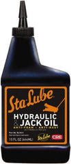 CRC - 15 oz Bottle Mineral Hydraulic Oil - 0150°F, SAE 20, ISO 46 - Exact Tooling