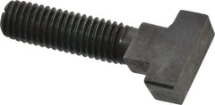 Gibraltar - 1/2-13, 1-1/2" Thread Length, 5/8" Slot Width, Black Oxide, Steel Rotary T Slot Bolt - 2" Length Under Head, Grade 5, 1-1/8" Head Width x 11/32" Head Height - Exact Tooling