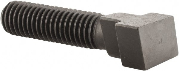 Gibraltar - 5/8-11, 2" Thread Length, 3/4" Slot Width, Black Oxide, Steel Rotary T Slot Bolt - 2-1/2" Length Under Head, Grade 5, 1-1/4" Head Width x 13/32" Head Height - Exact Tooling