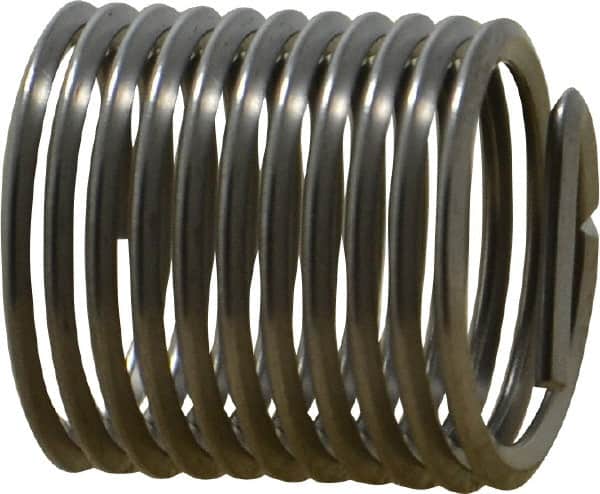 Heli-Coil - M12x1.25 Metric Fine, 3/4" OAL, Free Running Helical Insert - Tanged, Stainless Steel - Exact Tooling