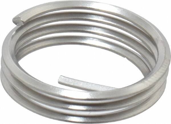 Heli-Coil - M14x1.25 Metric Fine, 3/8" OAL, Free Running Helical Insert - Tanged, Stainless Steel - Exact Tooling