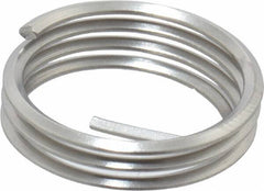 Heli-Coil - M14x1.25 Metric Fine, 3/8" OAL, Free Running Helical Insert - Tanged, Stainless Steel - Exact Tooling
