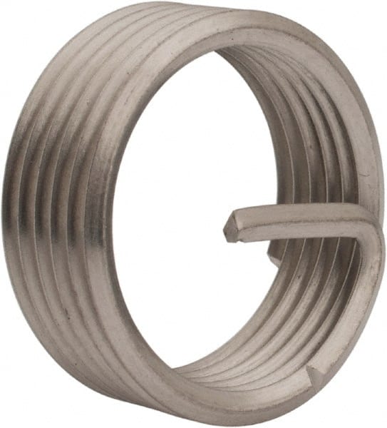 Heli-Coil - M14x1.25 Metric Fine, 0.472" OAL, Free Running Helical Insert - Tanged, Stainless Steel - Exact Tooling