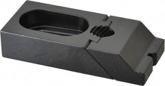 TE-CO - 3-5/16" OAL x 1-1/2" Overall Width, Low Grip Nose, Steel Manual Edge Clamp - Black Oxide Coating, 3/4" High, 1/2" Socket Cap Screw Slot, 3/4" Travel - Exact Tooling