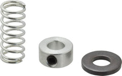 TE-CO - 3/8" Size, Black Oxide Coated Washer Clamp Support - Includes Shaft Collar, Spring & Washer - Exact Tooling