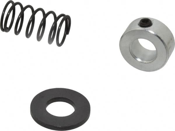 TE-CO - 1/2" Size, Black Oxide Coated Washer Clamp Support - Includes Shaft Collar, Spring & Washer - Exact Tooling