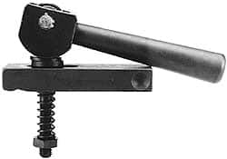 Value Collection - 5/8-11 Tap Size, Steel Strap Clamp Assembly - Center Cam, 7/8" Strap Thickness, 1" Travel, 4-1/2" Strap Len, 1-1/2" Strap Width - Exact Tooling