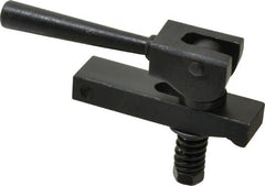 Value Collection - 1/4-20 Tap Size, Steel Strap Clamp Assembly - Center Cam, 1/2" Travel, 2-1/2" Strap Len - Exact Tooling