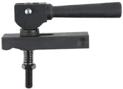 Value Collection - 5/16-18 Tap Size, Steel Strap Clamp Assembly - Center Cam, 0.333" Strap Thickness, 13/16" Travel, 3-1/4" Strap Len, 1-1/4" Strap Width - Exact Tooling