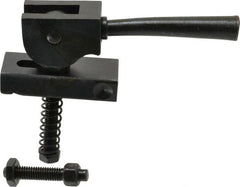 Value Collection - 3/8-16 Tap Size, Steel Strap Clamp Assembly - Center Cam, 5/8" Strap Thickness, 3/4" Travel, 3" Strap Len, 1-1/4" Strap Width - Exact Tooling