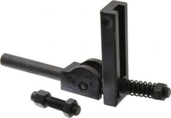 Value Collection - 1/2-13 Tap Size, Steel Strap Clamp Assembly - Center Cam, 5/8" Strap Thickness, 1-1/2" Travel, 4-1/2" Strap Len, 1-1/4" Strap Width - Exact Tooling