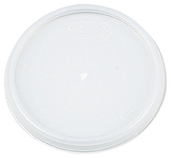 DART - Dart Lids for 12 oz Hot/Cold Foam Cups, Vented - White - Exact Tooling