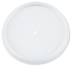 DART - Dart Lids for 12 oz Hot/Cold Foam Cups, Vented - White - Exact Tooling