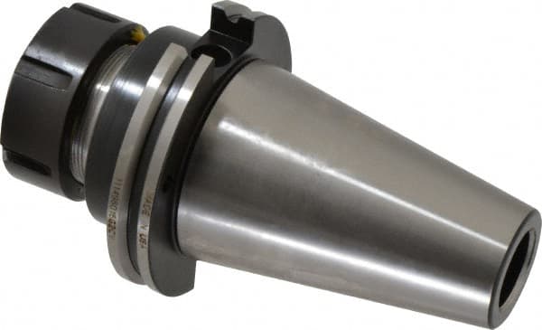 Kennametal - 3.05mm to 26mm Capacity, 3" Projection, CAT50 Taper Shank, ER40 Collet Chuck - 7" OAL - Exact Tooling
