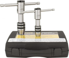 General - #0 to 1/2" Tap Compatibility, T-Handle, Ratcheting, Tap Wrench Set - 3-3/4" Overall Length - Exact Tooling