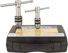 General - #0 to 1/2" Tap Compatibility, T-Handle, Tap Wrench Set - 3-3/4" Overall Length - Exact Tooling