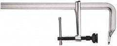 Bessey - 5-1/2" Deep Throat, 60" Max Capacity, Standard Sliding Arm Clamp - 2,800 Lb Clamping Pressure, 0.775" Spindle Diam - Exact Tooling