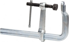 Bessey - 7" Deep Throat, 12" Max Capacity, Standard Sliding Arm Clamp - 4,880 Lb Clamping Pressure, 0.85" Spindle Diam - Exact Tooling