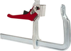 Bessey - 5-1/2" Deep Throat, 12" Max Capacity, Standard Sliding Arm Clamp - 1,200 Lb Clamping Pressure - Exact Tooling