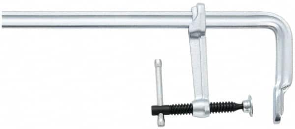 Bessey - 7" Deep Throat, 18" Max Capacity, Standard Sliding Arm Clamp - 4,880 Lb Clamping Pressure, 0.85" Spindle Diam - Exact Tooling