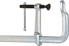Bessey - 7" Deep Throat, 12" Max Capacity, Standard Sliding Arm Clamp - 4,880 Lb Clamping Pressure, 0.85" Spindle Diam - Exact Tooling