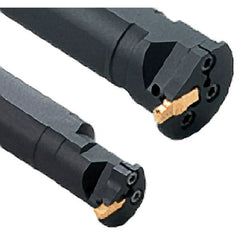 Iscar - GHAI, Internal, Left Hand, Indexable Grooving Tool Holder - 1-1/4" Shank Width, 8" OAL, Through Coolant - Exact Tooling